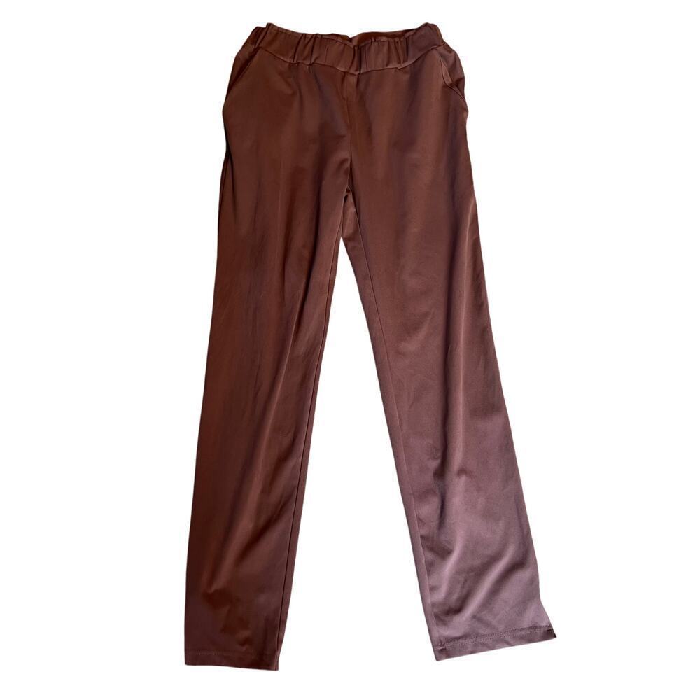 Joie Brown Casual Pull on Pant.  Side Pockets, Elastic Waistband.  Size XS